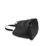Picotin 22 Black Taurillon Clemence Tan Handles Palladium Plated A Stamp - Image 7