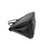 Birkin 25 Black Epsom Gold Plated R Square Stamp - Image 12