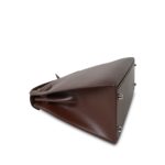 Kelly 28 Brown Box Calfskin Palladium Plated [C] Stamp - Image 14