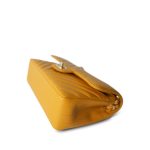 Amber Yellow Caviar Chevron Quilted Classic Flap Small LGHW - Image 14
