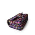 24S Multicolor Sequin Tweed Quilted Rectangular Mini Flap LGHW - Image 7