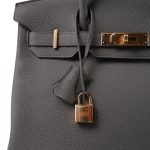 Birkin 30 Etain Veau Togo Rose Gold Plated D Stamp - Image 12