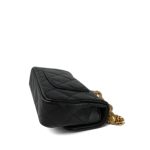 Black Caviar Quilted Mini Sweetheart Single Flap Bag Aged GHW - Image 11