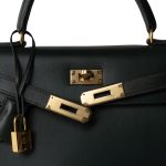 Kelly 28 Vert Fonce Box Calfskin Gold Plated [A] Stamp - Image 16