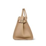 The Row Margaux 15 Dark Taupe Calfskin Bag - Image 2