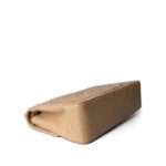 Vintage Light Beige Lambskin Quilted Classic Flap Small Gold Hardware - Image 8