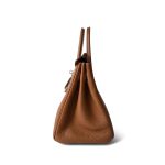 Birkin 25 Gold Clemence Palladium Plated [M] Stamp - Image 4
