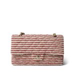 Red Striped Jersey Coco Sailor Flap Bag LGHW - Image 2