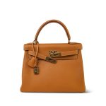 Kelly 28 Retourne Naturel Sable Ardennes Gold Plated W Circle Stamp - Image 11
