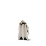 White Caviar Quilted Flap Charm Wallet On Chain WOC Gold Hardware - Image 5