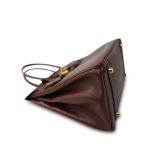 Birkin 30 Maron Fonce Epsom Gold Plated A Square Stamp - Image 18