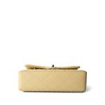 22B Light Yellow Caviar Quilted Classic Flap Small LGHW - Image 4