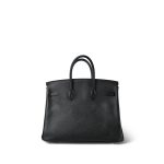 Birkin 25 Black Epsom Gold Plated R Square Stamp - Image 8