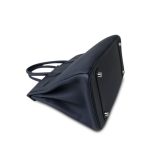 Birkin 30 Bleu Nuit Togo Palladium Plated Z Stamp - Image 15