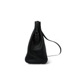Kelly Sport PM Black Clemence Gold Plated [E] Stamp - Image 4