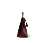 Kelly Sellier 28 Rouge H Box Calfskin Gold Plated W Circle Stamp - Image 17