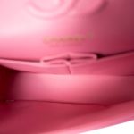 21P Pink Caviar Quilted Small Classic Flap Light Gold Hardware - Image 12