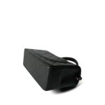 22P Black Lambskin Mini Top Handle LGHW - Image 6