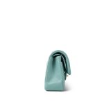 20C Tiffany Blue Caviar Quilted Classic Flap Small Light Gold Hardware - Image 5