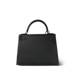 Kelly Sellier 28 Black Epsom Gold Plated B Stamp - Image 10