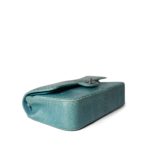 Turquoise Python Medium Classic Double Flap - Image 9