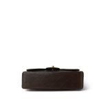 Brown Lambskin Quilted Classic Flap Small Gold Hardware - Image 7