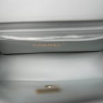 23S Light Grey Rectangular Flap Mini Light Gold Hardware - Image 9