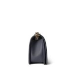 Grey Lambskin Chevron Quilted Boy Bag Medium LGHW - Image 4