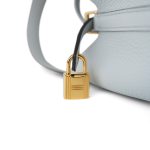 Picotin Lock 18 Bleu Pale Clemence Gold Plated B Stamp - Image 4