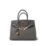 Birkin 30 Etain Veau Togo Rose Gold Plated D Stamp - Image 8