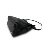 Kelly Sport PM Black Clemence Gold Plated [E] Stamp - Image 5
