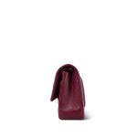 Burgundy Lambskin Quilted Classic Flap Medium Light Gold Hardware - Image 2