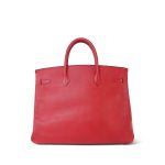 Birkin 40 Rouge Vif Ardennes Gold Plated [C] Stamp - Image 13