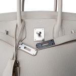 Birkin 30 Craie Togo Palladium Plated C Stamp - Image 16