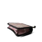 Pink/White Tweed Calfskin Braided My Own Frame Flap Bag Mini LGHW - Image 3