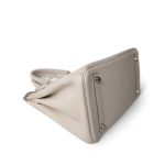 Birkin 30 Craie Togo Palladium Plated C Stamp - Image 7