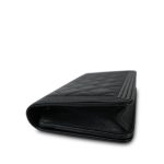 Black Caviar Quilted Boy Wallet on Chain (WOC) Aged Gold Hardware - Image 7