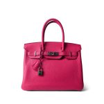 Birkin 30 Rose Mexico Togo Palladium Plated Y Stamp