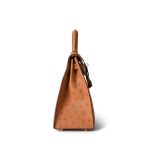 Kelly Sellier 28 Natural Ostrich Gold Plated (X) Stamp - Image 6