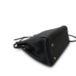 Kelly Sport PM Black Clemence Gold Plated [E] Stamp - Image 7