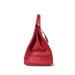Birkin 40 Rouge Vif Ardennes Gold Plated [C] Stamp - Image 7