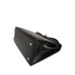 Vintage Kelly Sellier 28 Black Box Calfskin Gold Plated (Y) Stamp - Image 20