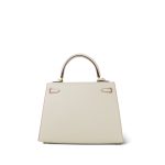 Kelly 25 Sellier Bi-Color Horseshoe (HSS) Craie/Rose Jaipur Epsom Gold Plated A Stamp - Image 12