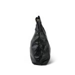 Black Calfskin Quilted 22 Hobo Bag Medium Aged Gold Hardware - Image 3