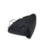 20A Black Mixed Fibers Medium Deauville Tote Light Gold Hardware - Image 5
