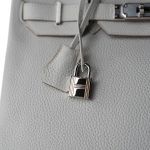 Birkin 30 Gris Perle Togo Palladium Plated D Stamp - Image 5