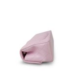 24S Light Pink Lambskin Quilted Mini Rectangular Flap Light Gold Hardware - Image 7
