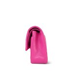 22K Pink Caviar Quilted Classic Flap Medium Light Gold Hardware - Image 8