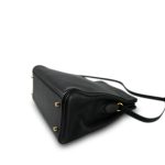 Kelly Sport PM Black Clemence Gold Plated [E] Stamp - Image 9