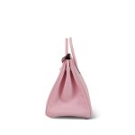 Birkin 25 Rose Sakura Swift Gold Plated X Stamp - Image 9